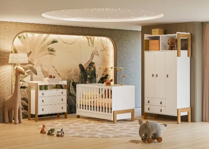 Jogo de Quarto para Bebe com 3 peças Fantasia