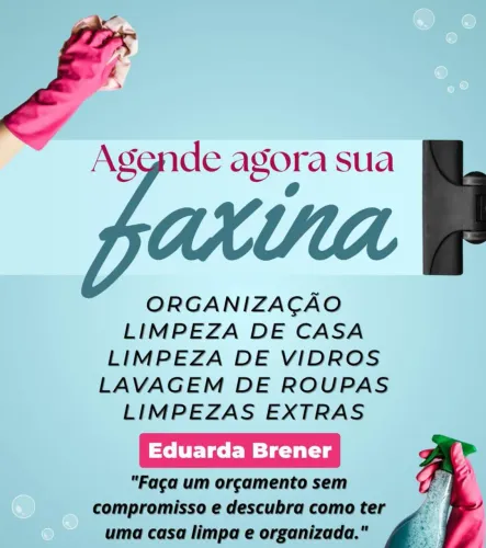 Faço faxina 