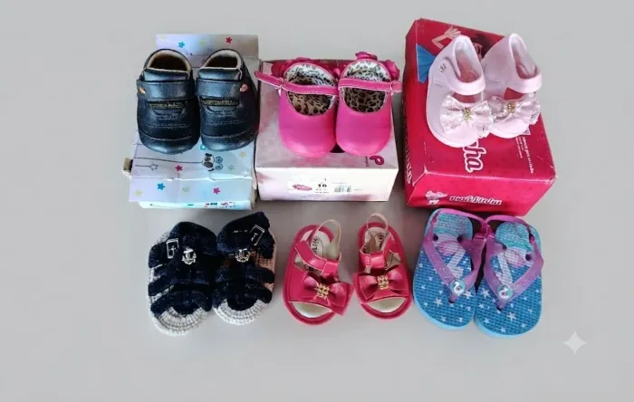 Vendo sapatinho do bebê feminino