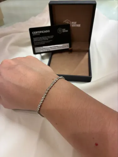 Riviera em ouro branco e com diamantes (1ct) da playboutique