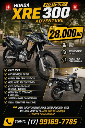 Honda XRE 300 Adventure Flex 2022