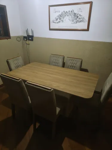 Mesa de jantar 6 lugares 