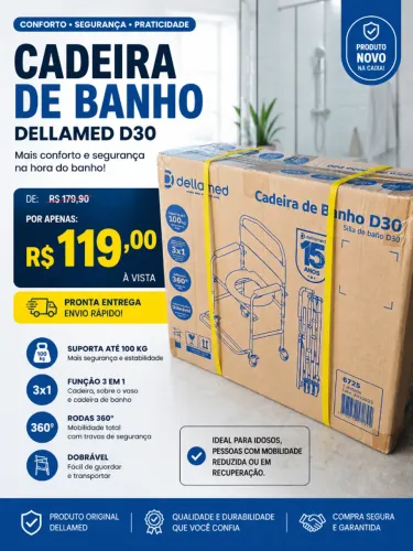 Cadeira de Banho Dellamed D30