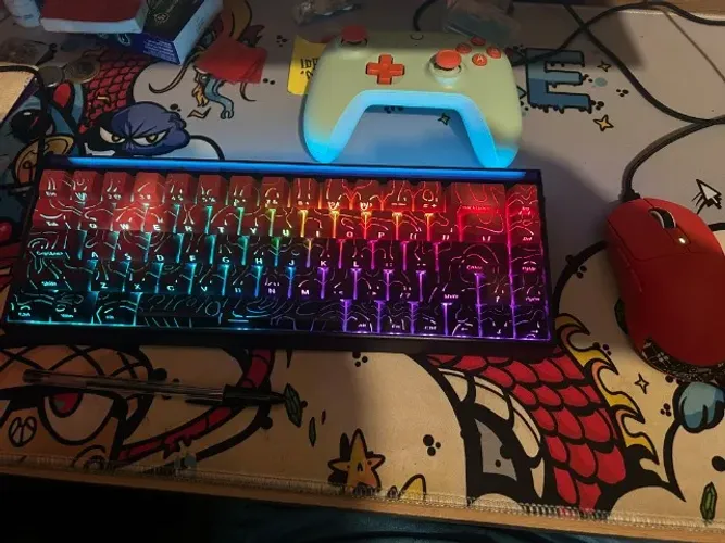 Teclado Magnético Aula Hero68 He 8k 0.01mm Rapid Trigger Snaptap