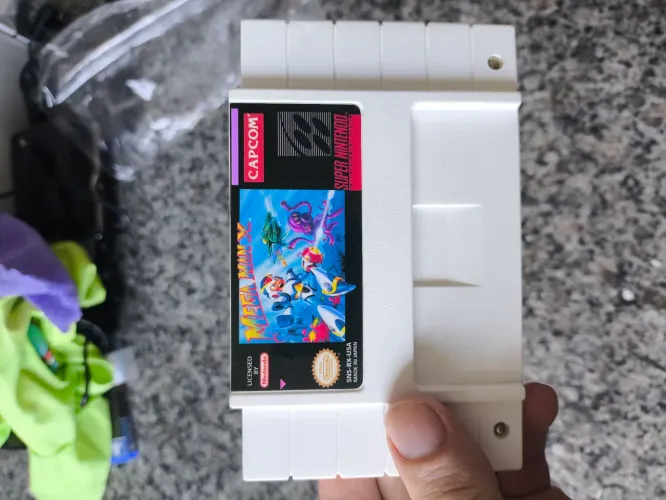Mega man x reprô placa original 