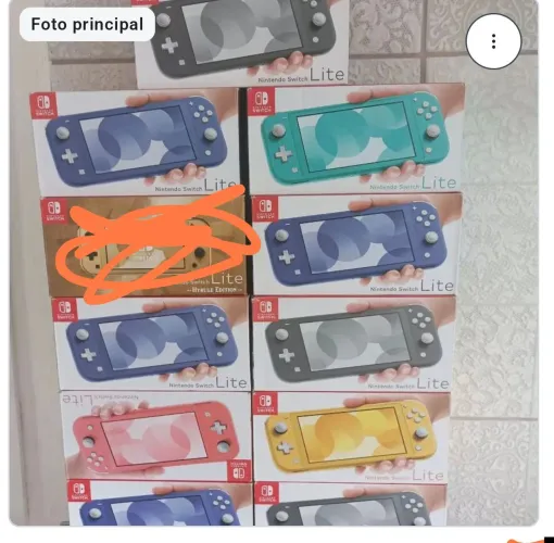 Nintendo Switch Lite - Diversas Cores - Novo SÓ VENDA