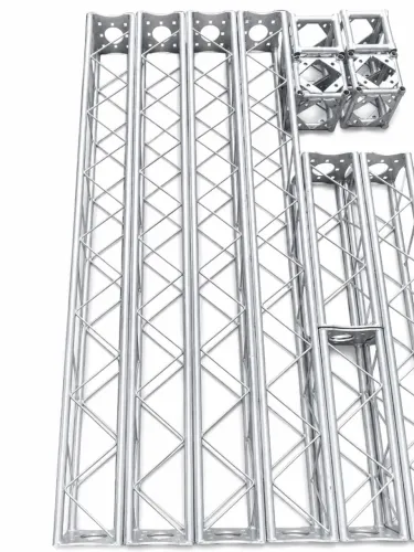 Box Truss Q15 Completo - Treliças, Bases e Conectores | Excelente Estado