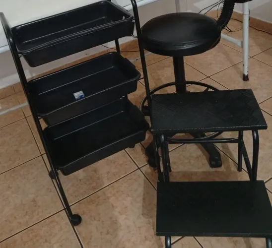 Carrinho Auxiliar, mocho, escadinha