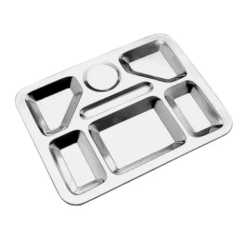 bandejão de inox 7 divisorias