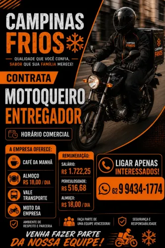 Entregador / motoqueiro