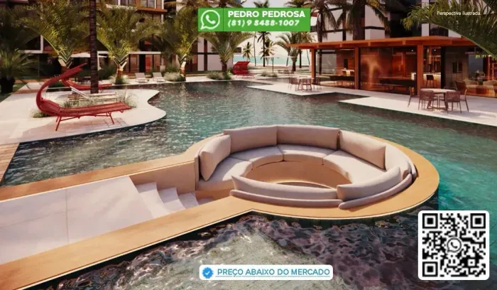 Imóvel para venda tem 36 metros quadrados com 1 quarto em Muro Alto - Ipojuca - PE