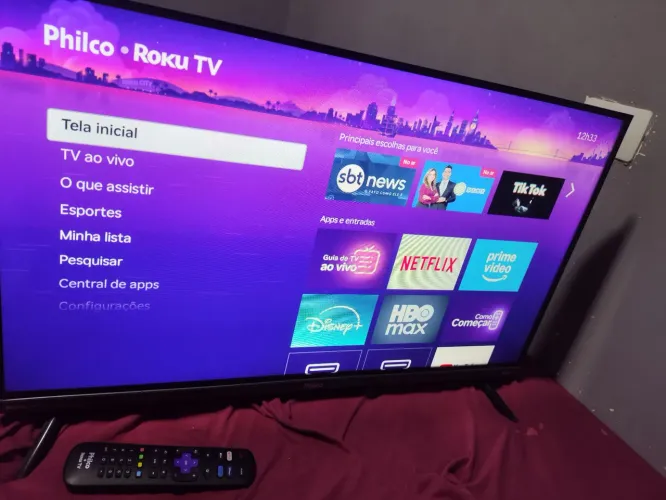 Smart TV 32" Philco LED Roku TV PTV32K34RKGB