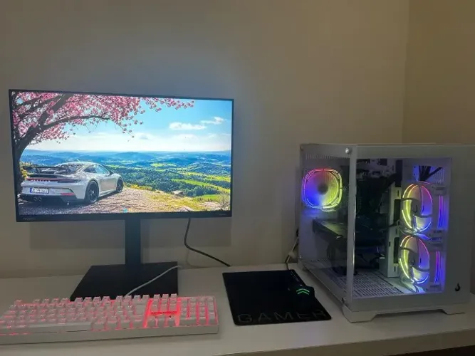 PC Gamer Completo i5-12400F + RX 6600 8GB + Monitor 144Hz + Teclado e Mouse (NF)