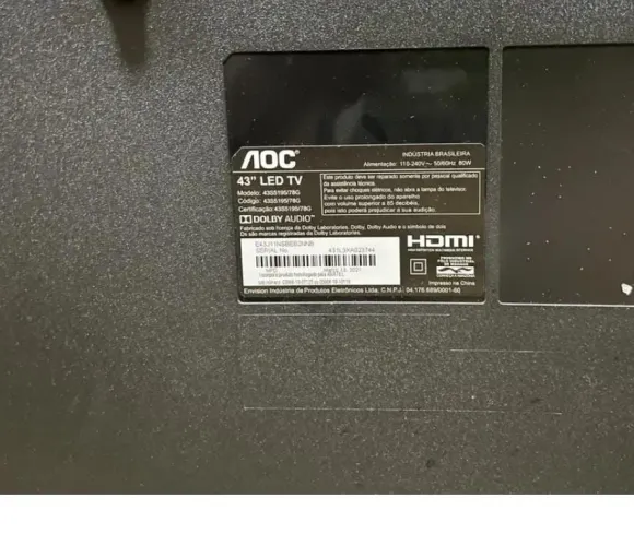 Tv AOC Retirada peças