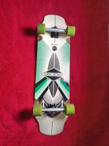 Skate Longboard Cush Completo - Ótimo Estado