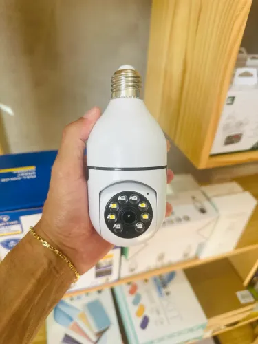 CÂMERA DE SEGURANÇA ENCAIXE LÂMPADA 360° WI-FI