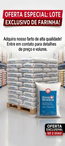Farinha de trigo Rosa branca 25kg