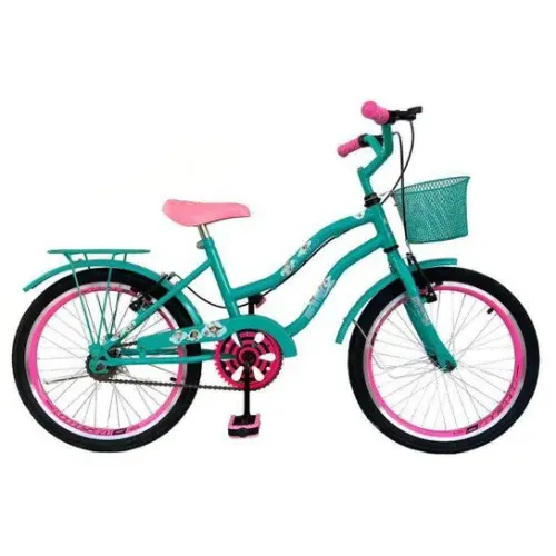 Bicicleta Infantil Aro 20 Menina Freio V Brake Aro Aero 