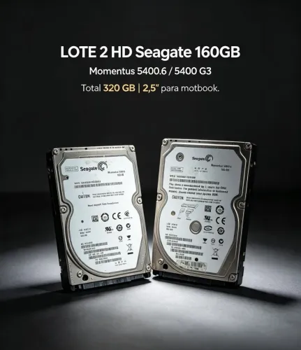 LOTE 2 HD Seagate 160GB ? 320GB Total