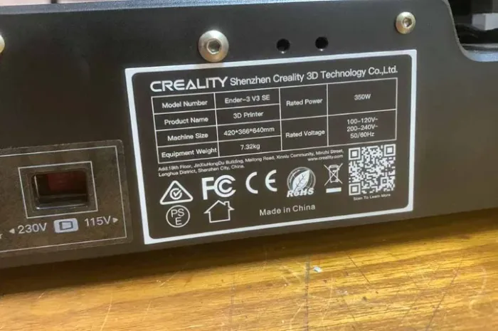 3D impressora creality ender-3 v3 se 350w
