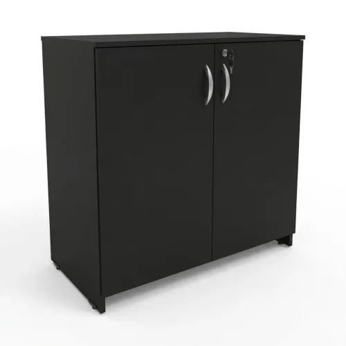 Armário preto para escritório