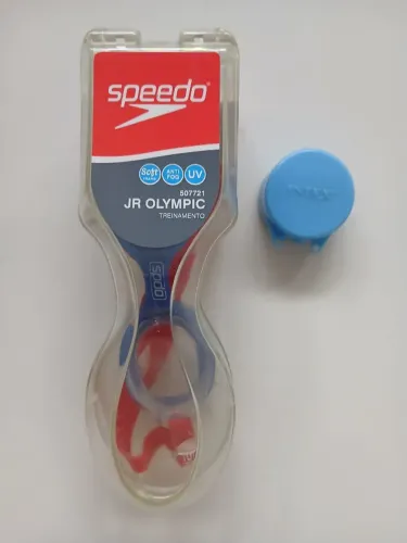 Óculos Speedo Junior Olympic cor azul tamanho único