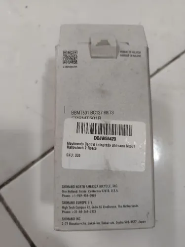 Movimento Central Shimano BB-MT501 (Central) NOVO - Nunca Usado!