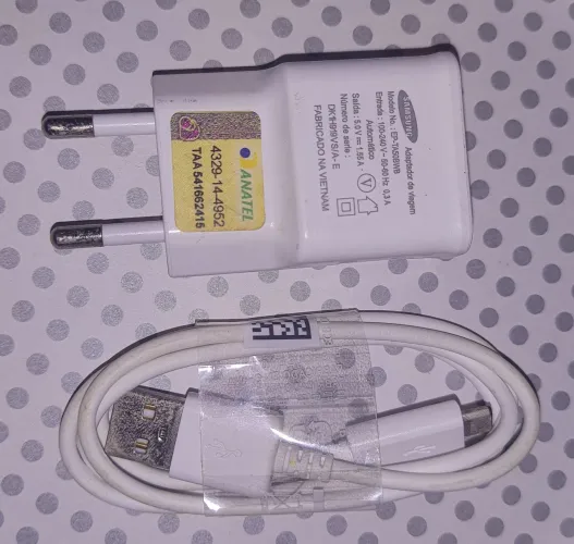 kit carregador e cabo  original Samsung