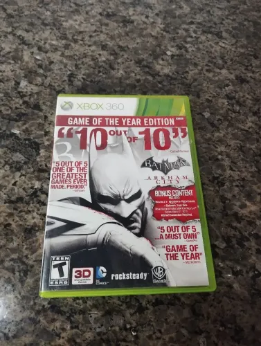 Jogo Batman Arkham City (Edição jogo do ano) Original Capa Dura