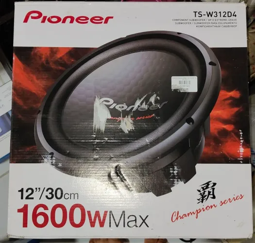 Subwoof Pioneer TS-W312D4 1600wmax 12"/30cm