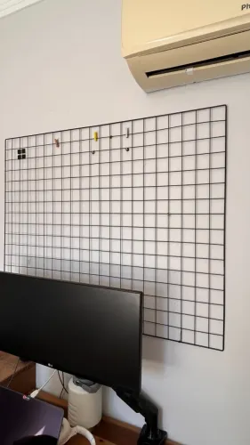 Painel para fotos / Memory board / Mural aramado (80x100cm)