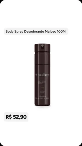 Body spray Malbec