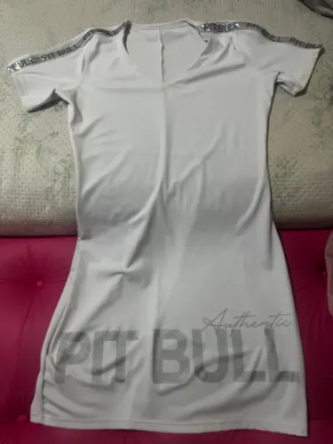 Vestido da pit bull branco