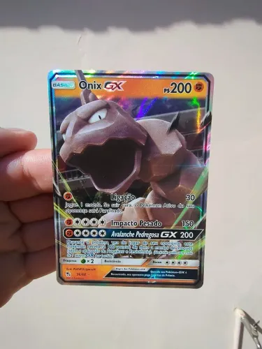 Carta Pokémon Onix GX Original