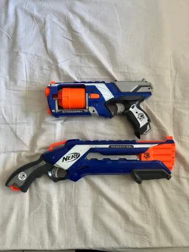 Arminhas Nerf - Roughcut 2x4 e Strongarm