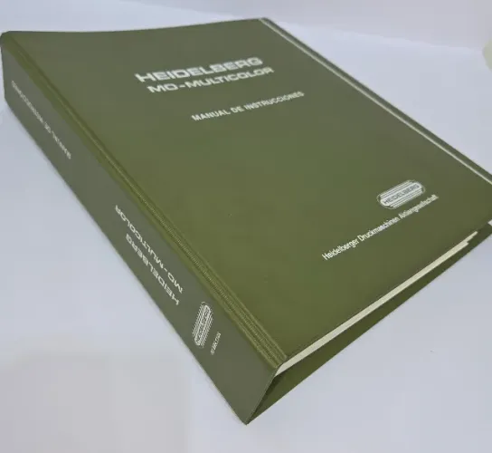 Livro Manual de Instruções Heidelberg MO