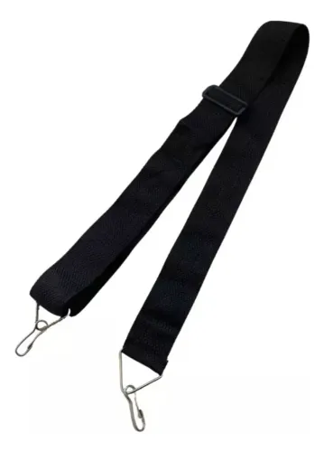 Talabarte Spanking Fenix Preto 50mm Com 02 Ganchos