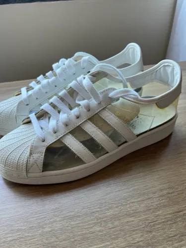 Tênis Adidas Superstar Transparente Original