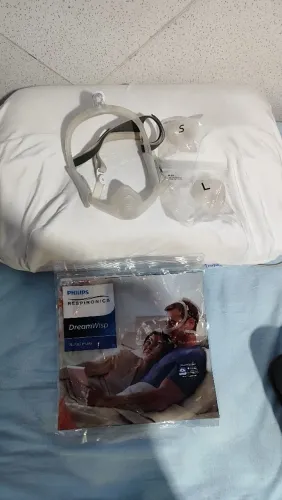 Vendo kit máscara nasal cpap Dream Wisp com travesseiro e fronha para buscar