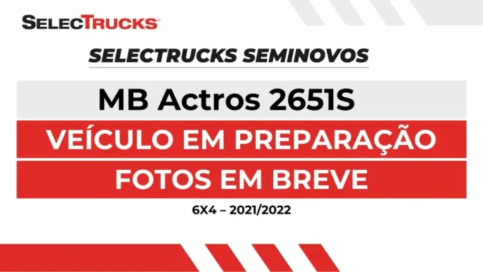 MB Actros 2651S ano 21/22 com RETARDER