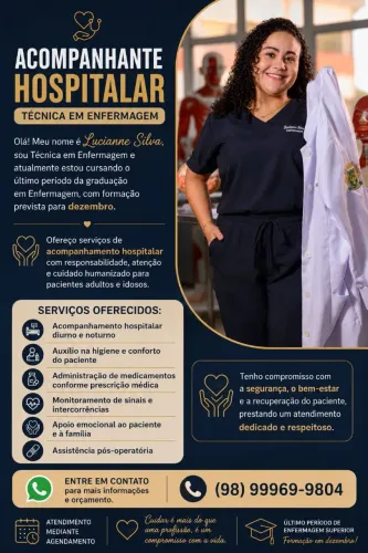 Sou acompanhante hospitalar