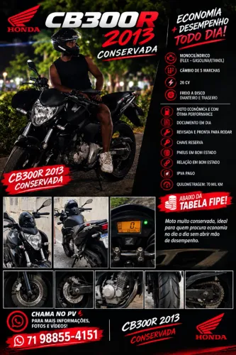 CB300R 2013 - Cuidada