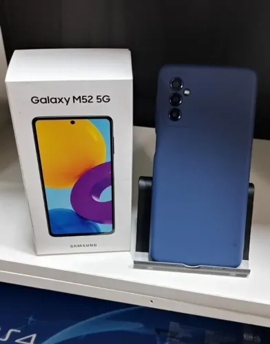 Celular Samsung M52 5G 128gb + Capinha + Película Todo Original