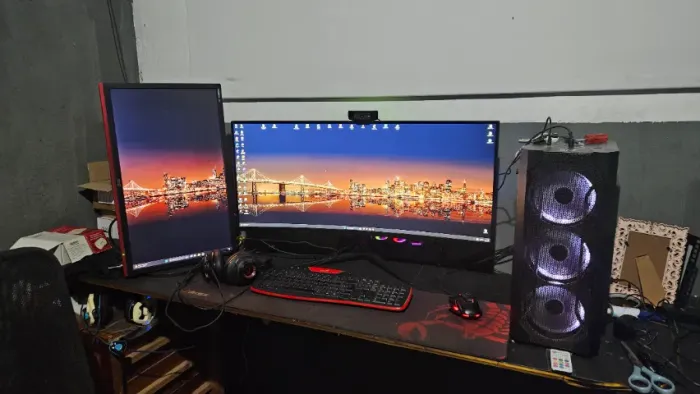 Setup Gamer Completo RTX 3080 Gainward | Ryzen 5 5600 | B550M Aorus | Vendo Completo ou Co