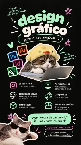 Designer Gráfico Freelancer | Social Media, Branding, Embalagens e +
