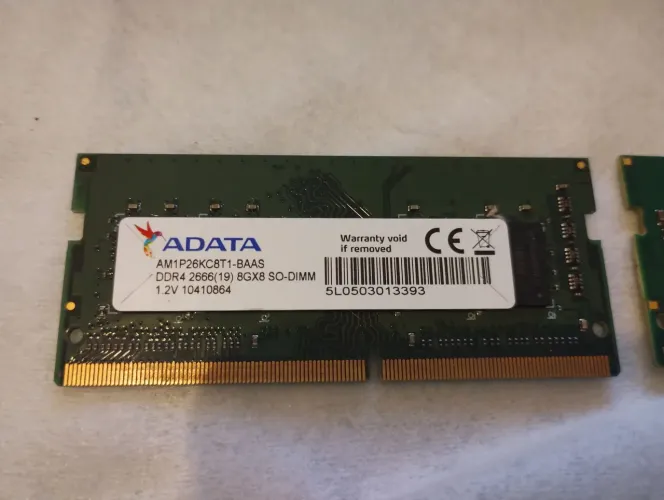 2 Memórias DDR 4 2666mhz 8GB cada