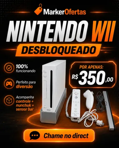 Nitendo Wii desbloqueado
