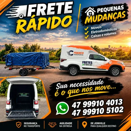 FRETE PEQUENO E RÁPIDO JLLE