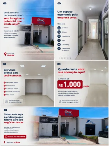 Galeria Itália, Aluguel de ponto comercial.