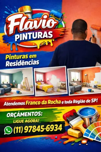 Executo serviços de pintura 